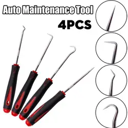 4pcs 160mm Car tire repair tools Oil Seal Screwdrivers Set Hose Removal Hook Set O-Ring Seal Gasket Puller Remover Pick Hooks