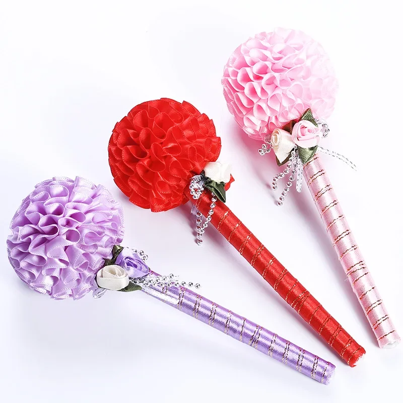 

20 шт., свадебные золотые свадебные творческие личности, круглая ручка для гостей, цветы, сферические канцелярские принадлежности с золотыми буквами