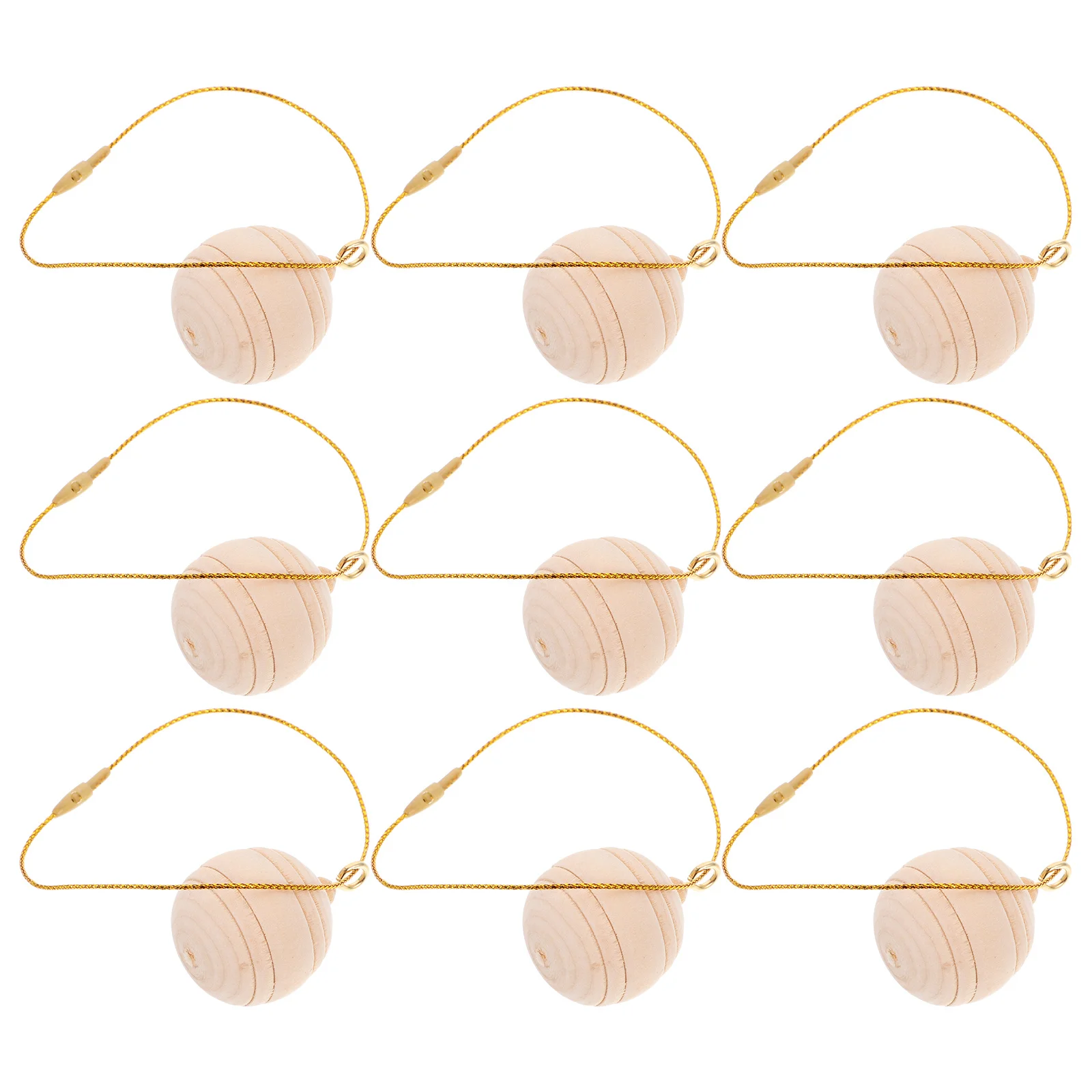 

10pcs Christmas Wooden Ornaments Unfinished Diy Craft Kits Natural Wood Xmas Decor For Holiday Home Tree Decoration Gift