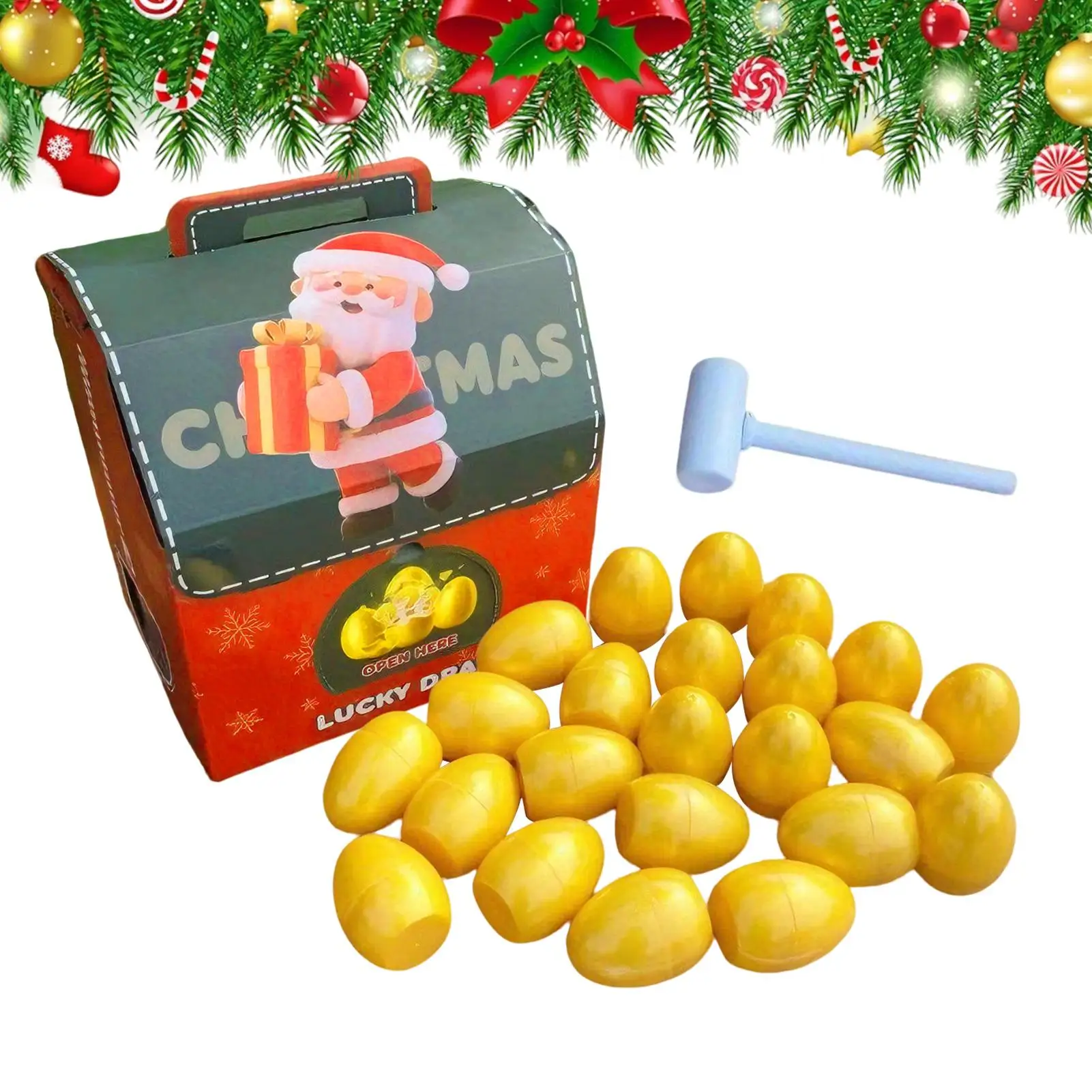 

Countdown Calendar Golden Eggs 24 Day Collectible Game Toy Countdown To Christmas Calendar For Kids Teens Adults Boys Girls