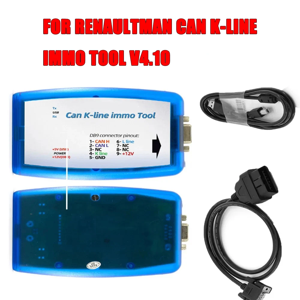 For Renaultman CAN/K-line Immo Tools V4.10 for OBDII Fully Automatic ECU Programmer R / W EEPROM Tools