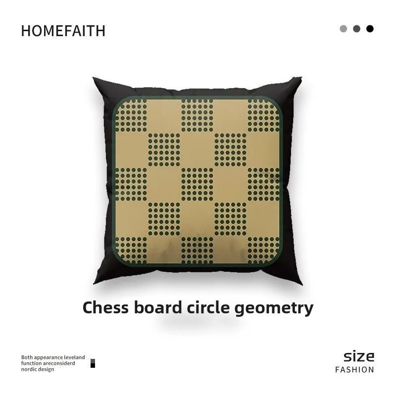 New Chinese Sofa Pillow Cover, Living Room Cushion Cushion, Bed and Breakfast Decoration Versatile Nap Bay Window Pillowcase