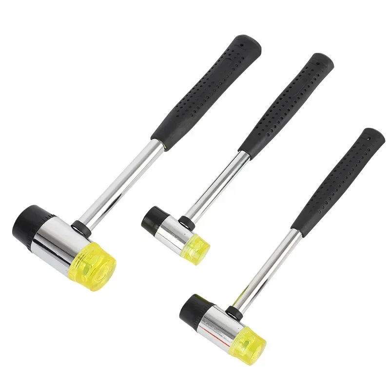 Nylon Cabeça Soft Tap Rubber Hammer Martelo Multifuncional Vidros Janela Beads Hammers 25 mm