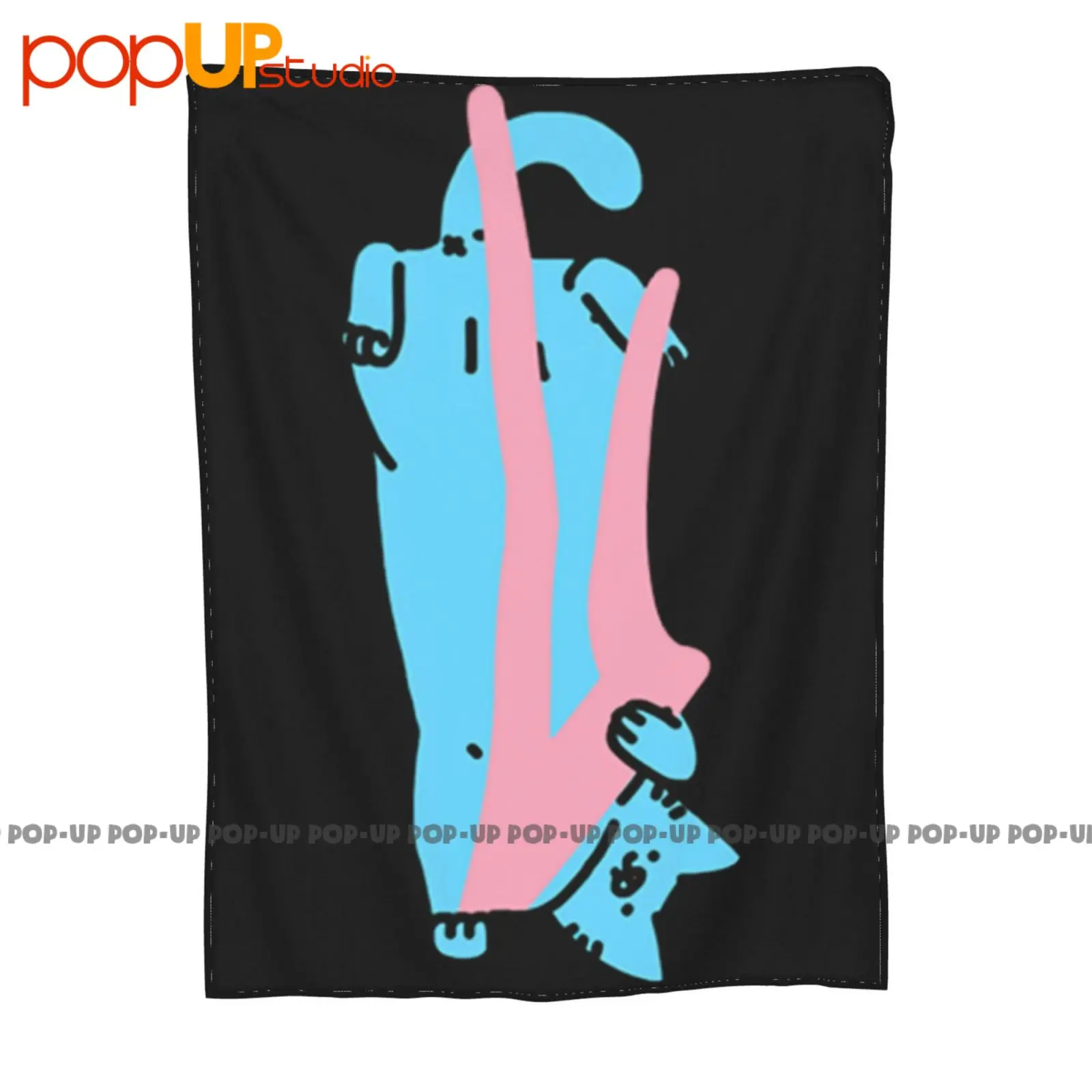 Lakai X Leon Karssen Lazy Cat بطانية فائقة النعومة لحاف غطاء أريكة شتوي أغطية سرير #2