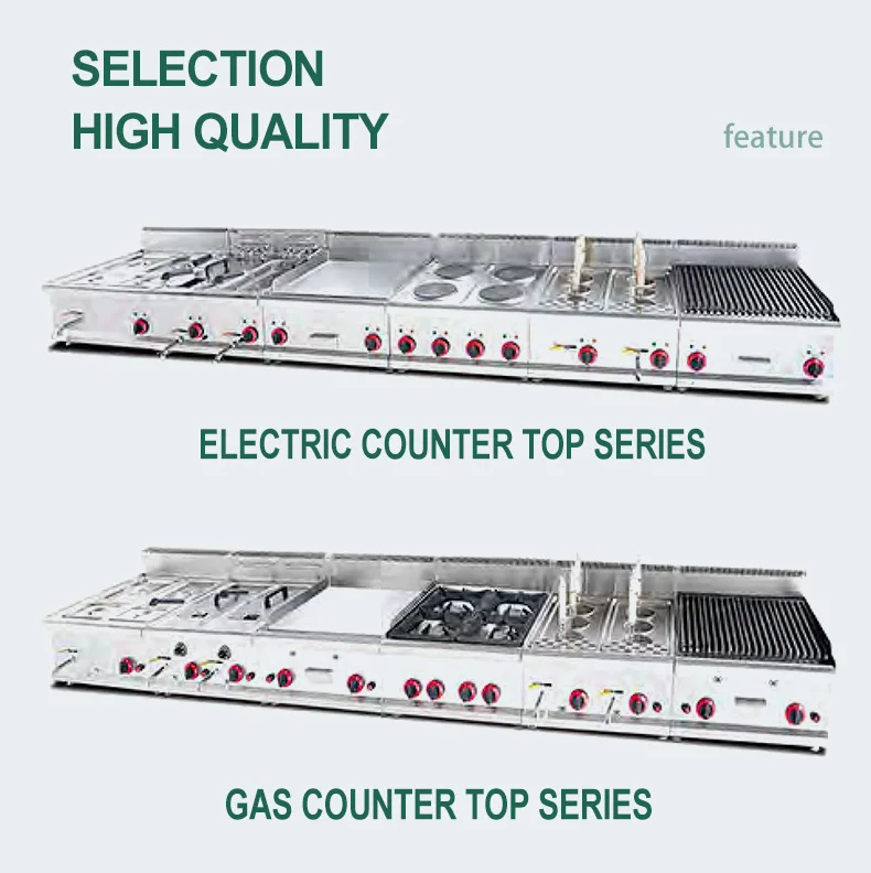 Commercial Stainless Steel Western Vegetarian Restaurant Kitchen Equipment