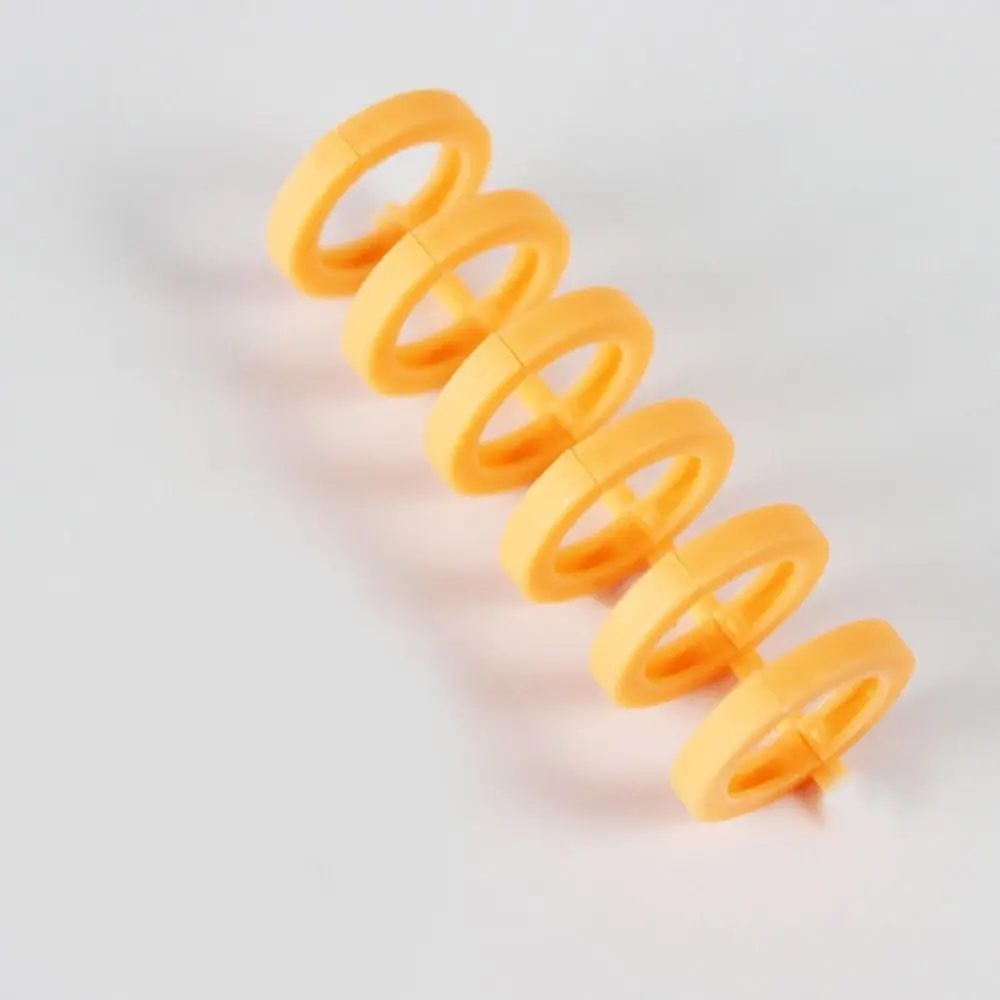 Anillas de encuadernación de 6 anillos, peines de 6 agujeros, carpeta de hojas sueltas, anillos de libro para planificadores de cuaderno, diario, álbum de fotos, anillo de expansión, bricolaje, 10 piezas