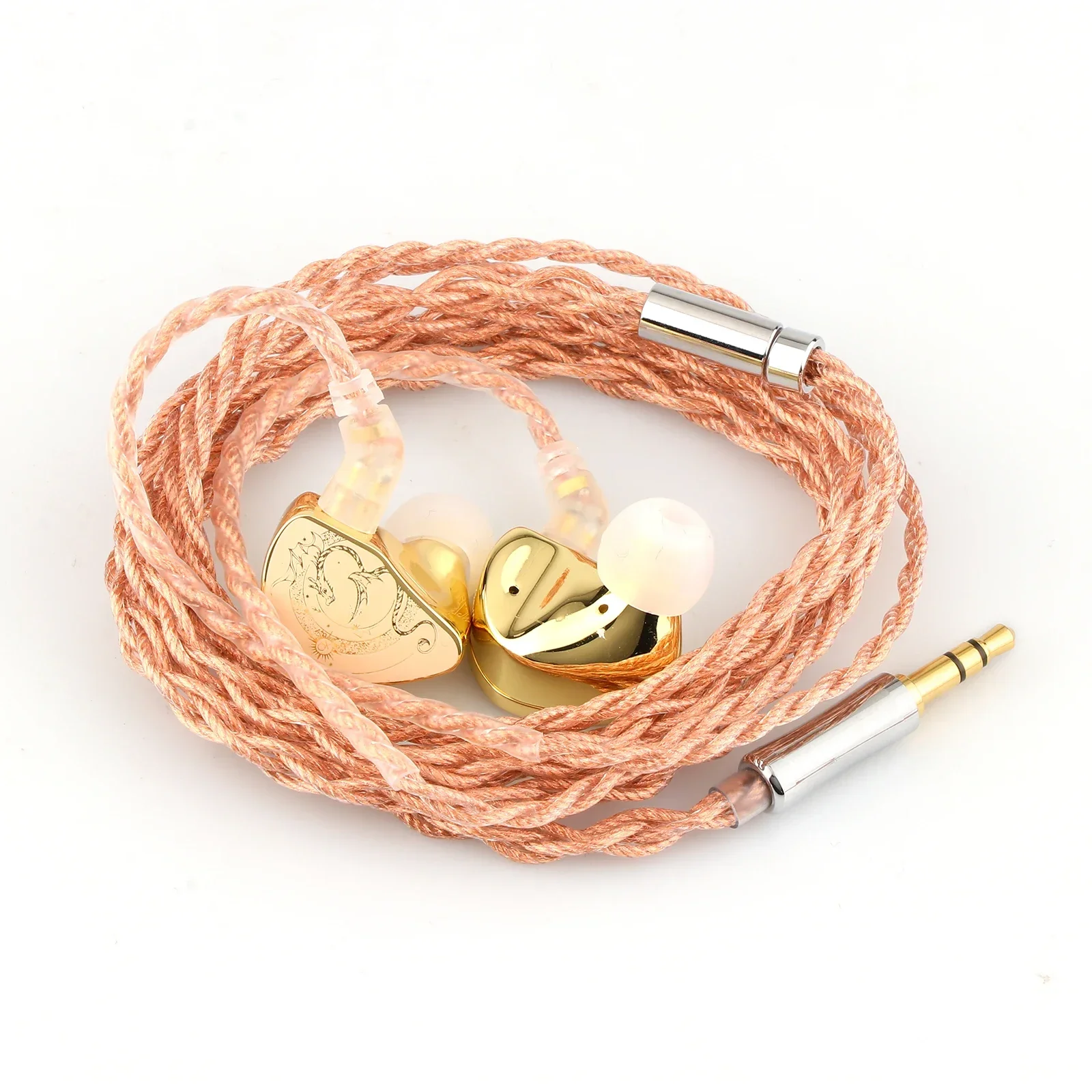 BLON X HBB Z300 HIFI in Ear Headphones 10mm Silicone Diaphragm Monitor Detachable High Purity 4-Core Copper Cable 3.5MM