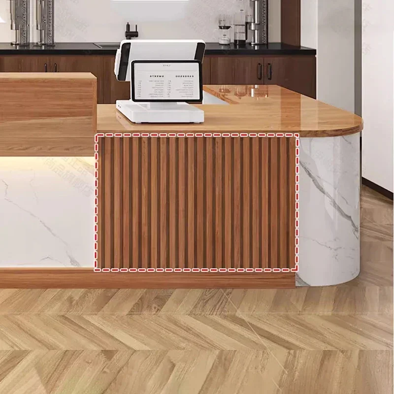 مكاتب الاستقبال الإيطالية الفاخرة تصميم أنيق وبسيط مكاتب الاستقبال الجمال المريح الاستقبال Negocio الأثاث التجاري