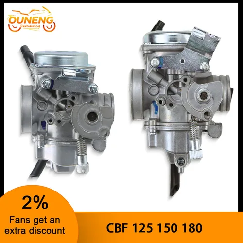 Imagen 1 del producto Carburador de motocicleta para Honda CBF CB GL Series Titan CBF150 CBF180 CB150 GL150 25mm 27mm 29mm todoterreno vehículo Carb