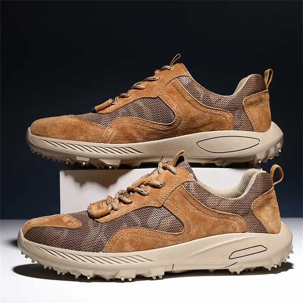 Does Not Slip Spring-autumn Shoes For Men Sport Casual Green Trainers Brown Sneakers Casual Special Wide Tenis Shoos
