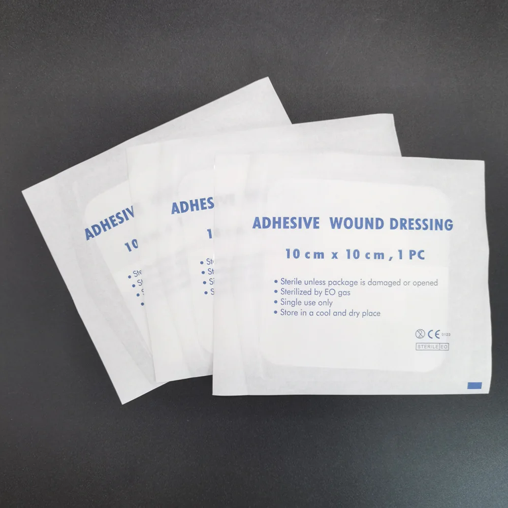 10 stücke Nicht-woven Medical Adhesive Hämostase Gips Wunden Dressing Pflaster Bandage Sterilisation Wunde Erste Hilfe Werkzeug – Detail 5