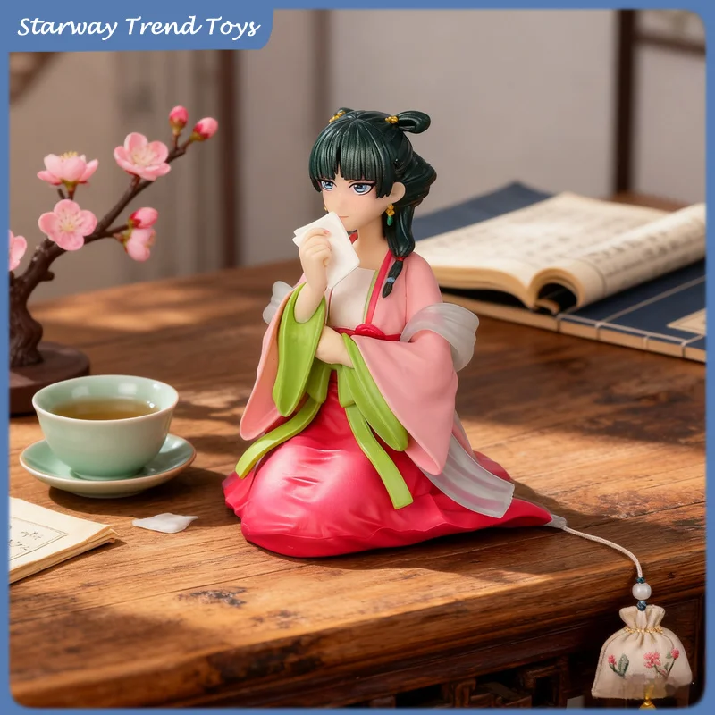 

13cm Anime Pharmacist Diary Mao Mao Figurine Garden Party Toy PVC Collectible Model Display Desktop Decoration Girl Figurine