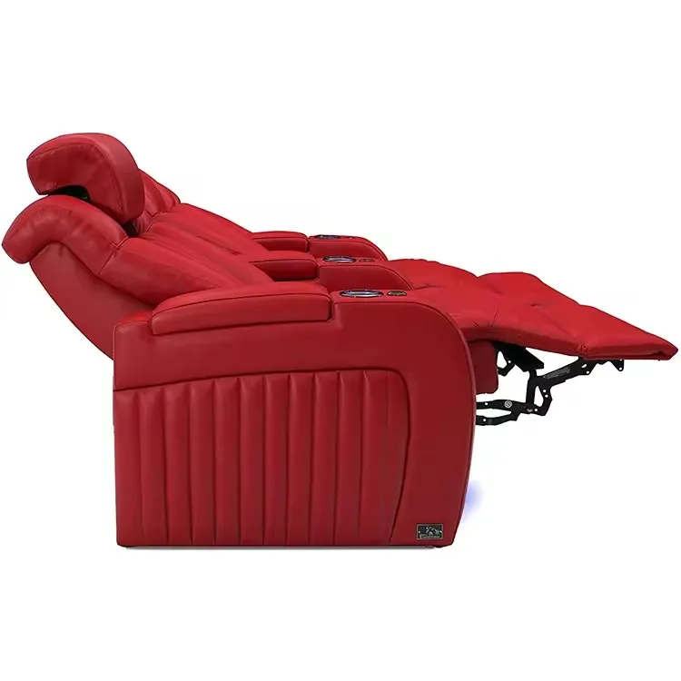 2 seater Electric Cinema Sofa Home Theater Seating Furniture Recliner sofa chair for project and villa