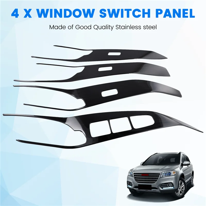 

A58X-For Haval H6 3Rd Gen 2021-2023 Car Window Lift Switch Button Panel Cover Trim Interior Accessories