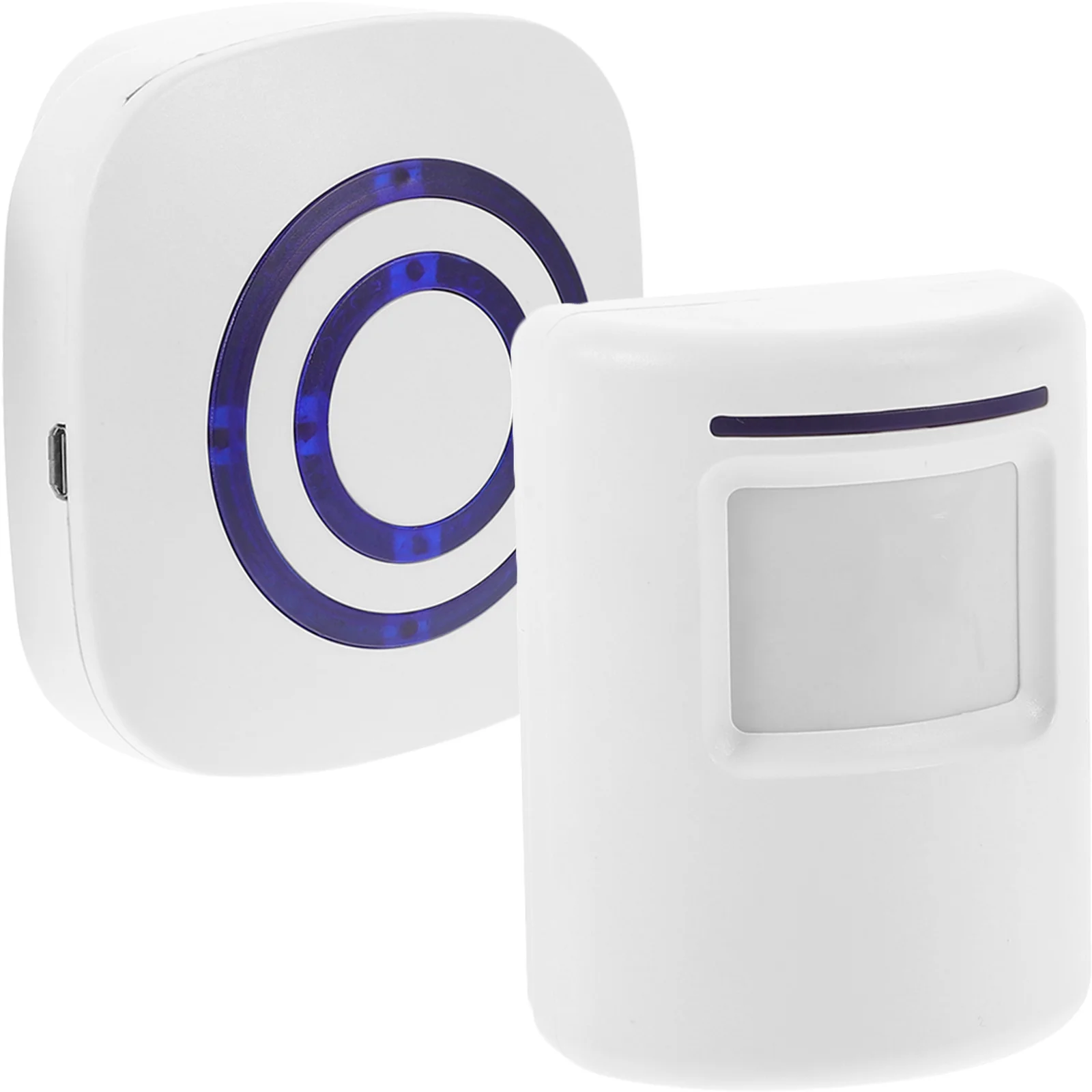 جرس الباب بالأشعة تحت الحمراء 1 جهاز إرسال 1 جهاز استقبال 70 متر نطاق محس حركة إنذار أمان مع 38 نغمة قابس أمريكي