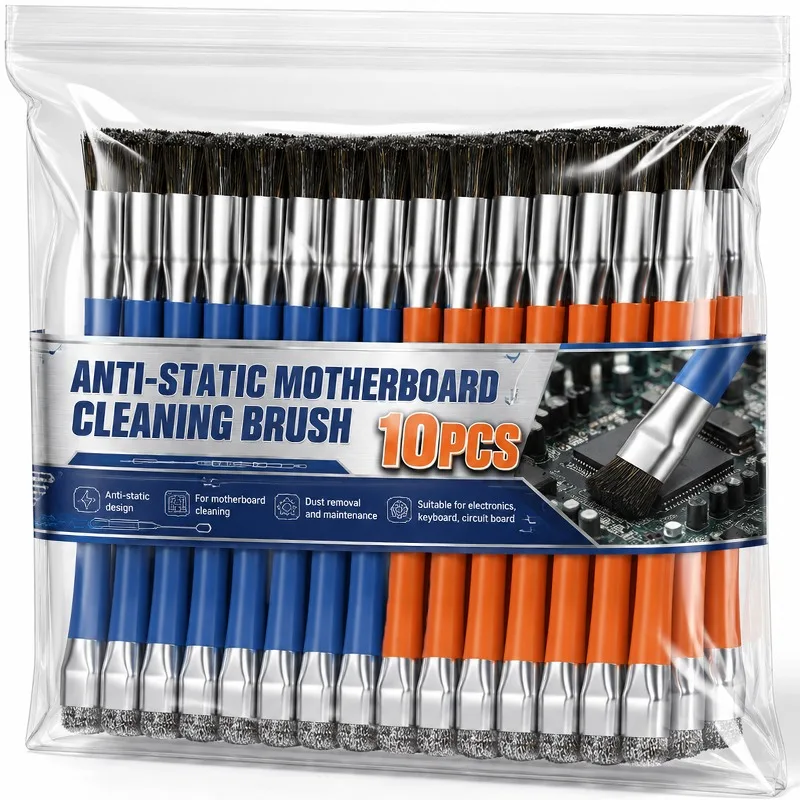 10/1PCS Anti-static Motherboard Cleaning Brush Double Headed PCB Brush Circuit Board Brushes IC Chip Mobile Phone Repair Tools