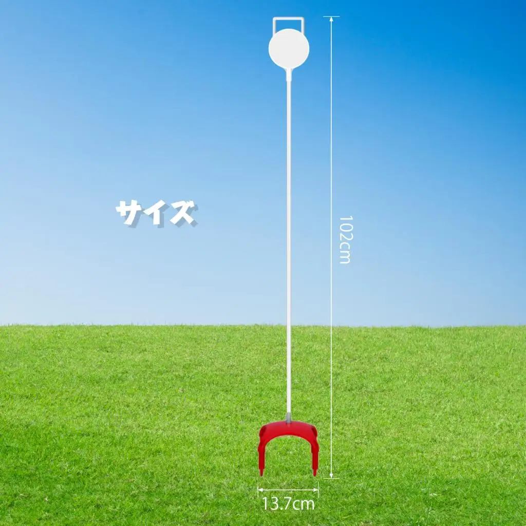 Golf Practice Flag Pole Portable Plastic Putting Cup Stick Marker for Garden Outdoor Sports Activities