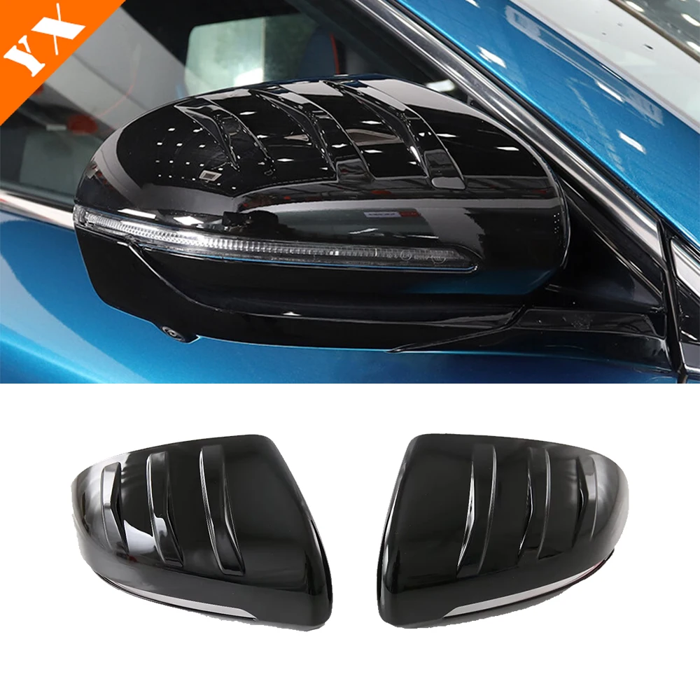 Car Accessories Carbon Trim Garnish Rear View Mirror Sticker Cover Auto Styling For BYD Song PLUS DMI 2020 2021 2022 2023