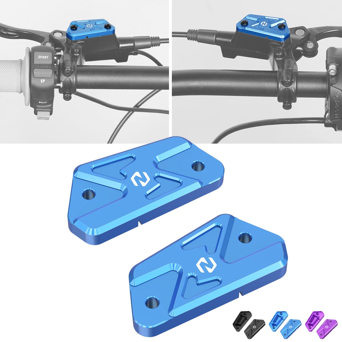 

NICECNC For Sur-Ron Surron Light Bee X S L1E Segway X160 X260 X 160 260 Front Rear Brake Reservoir Cover Cap Electric Dirt Bike