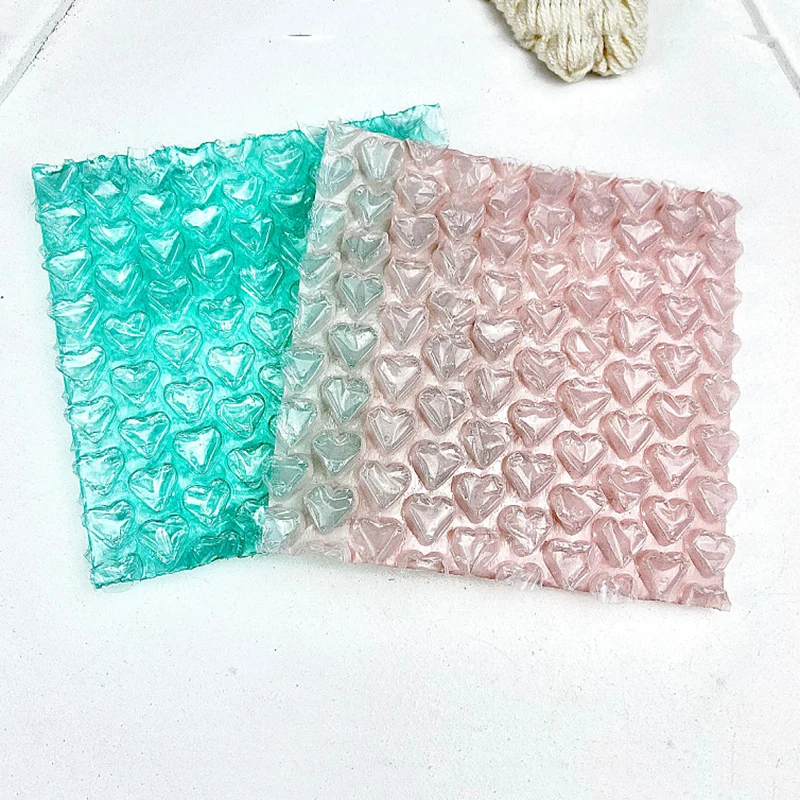 Mini Sacs à Bulles d'Emballage Antichoc pour Bijoux et Boucles d'Oreilles, Petites Enveloppes Rembourrées, Poudres Cadeaux, 10x10cm, 50 Pièces/Paquet