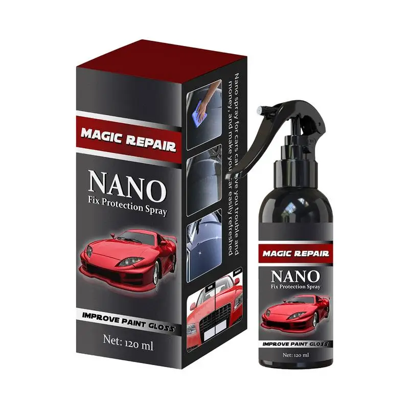 120ml Protective Sealant Polish Car Nano Coating Spray Scratch Repair Remover Paint Protection Wax Spray For Auto Paint Care