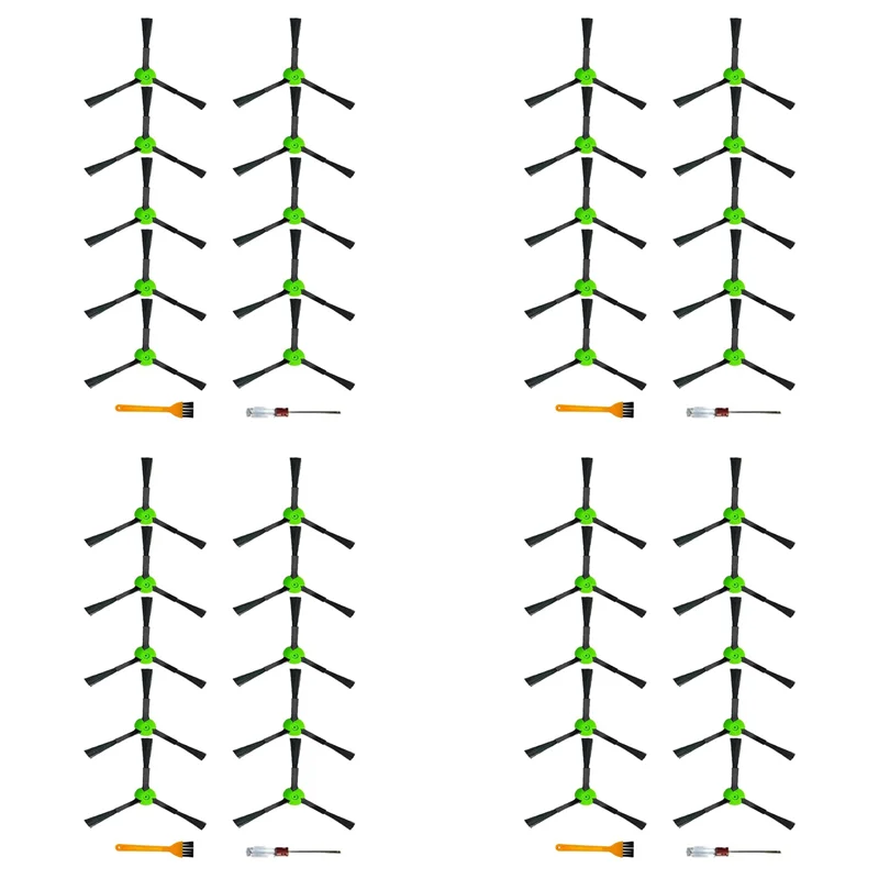 KEOL-4 مجموعة فرش جانبية لـ Irobot Roomba E, I, & J Series E5, E6, I1, I1+, I3, I3+, I4, I4+, I6, I6+, I7, I7+, I8, I8+, J7