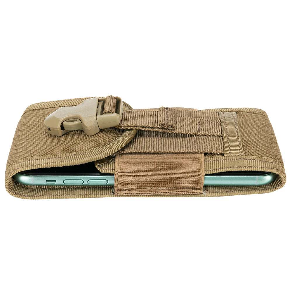 Tactical Molle Pouch Outdoor Waist Pack 4.7inch Phone Case Buckle EDC Pouch Cycling Bag For iPhone Samsung