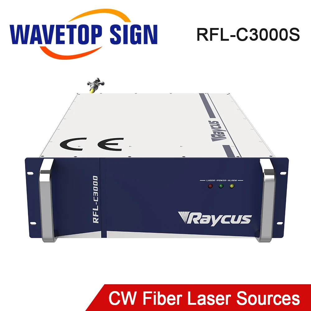 WaveTopSign Raycus Global-Series RFL-C3000S-CE CW Источник волоконного лазера 3000 Вт для волоконной лазерной резки и сварки
