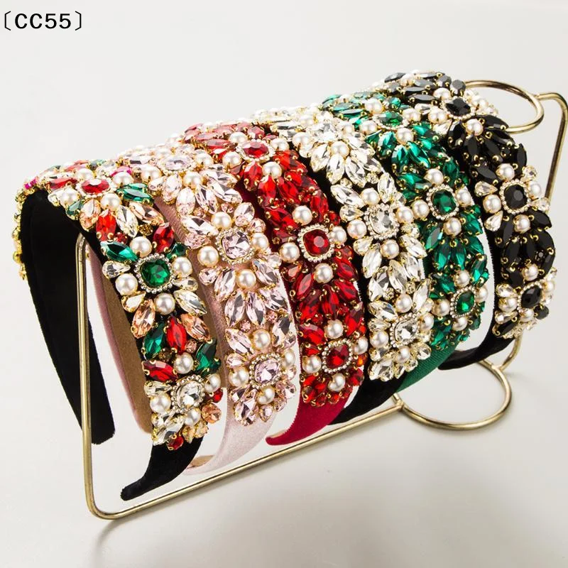tiara-de-strass-barroca-presilha-de-cabelo-acessorios-para-cabelo-tiara-totalmente-cravejada-de-diamantes-tiara-brilhante-com-strass-coloridos-faixa-de-cabelo-cintilante-〔cc55〕