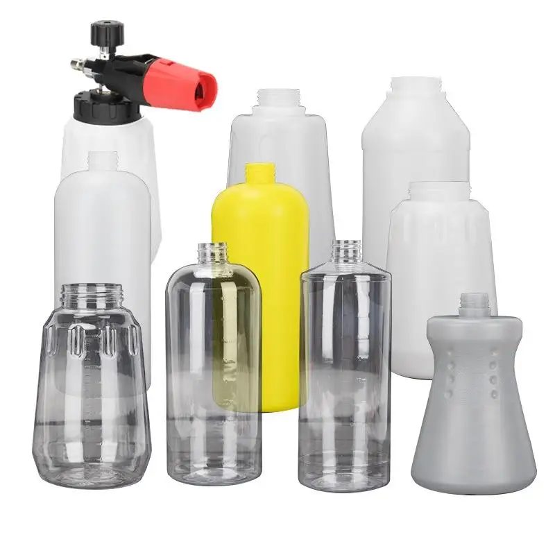 Snow Foam Lance White Bottle Foam Cannon For High Pressure Washer Tank Kettle 1000ml 32oz Soap Bottle Container