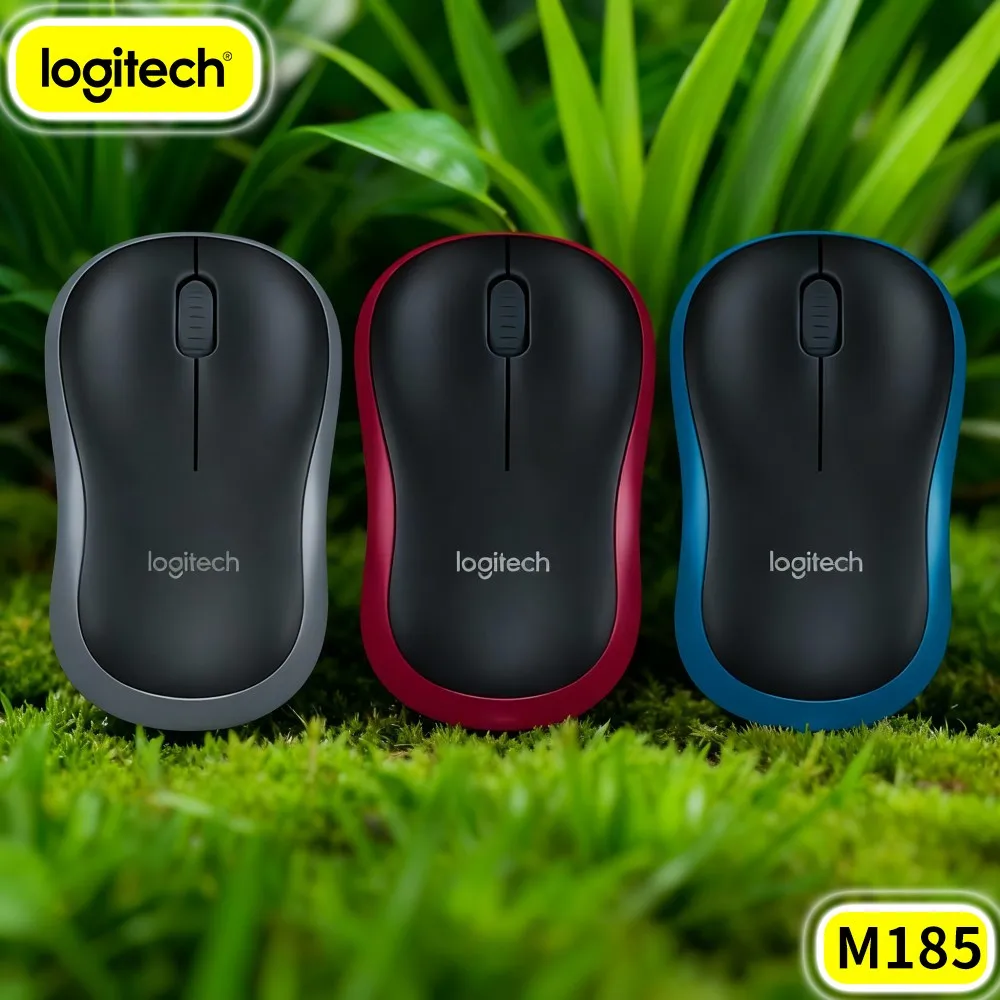 Logitech M185 Office File Browse Sort Classification Review Mouse Wireless Smooth Pointer For Manage Work