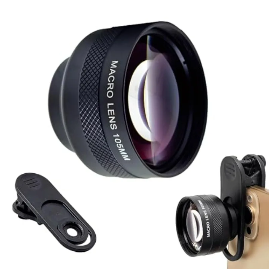 

FotoZ 105mm Macro Lens with 17mm Phone Lens Clip for iPhone S Galaxy Most Smartphones Compatible with SmallRig iPhone S Smartph