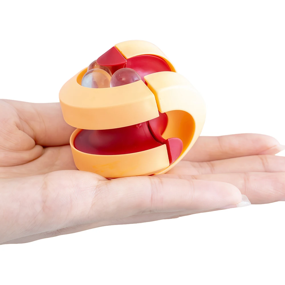 Creative Ball Track Fidget Cube – Decompression Pinball Spinner Toy, Stress Relief Puzzle for Children and Adults