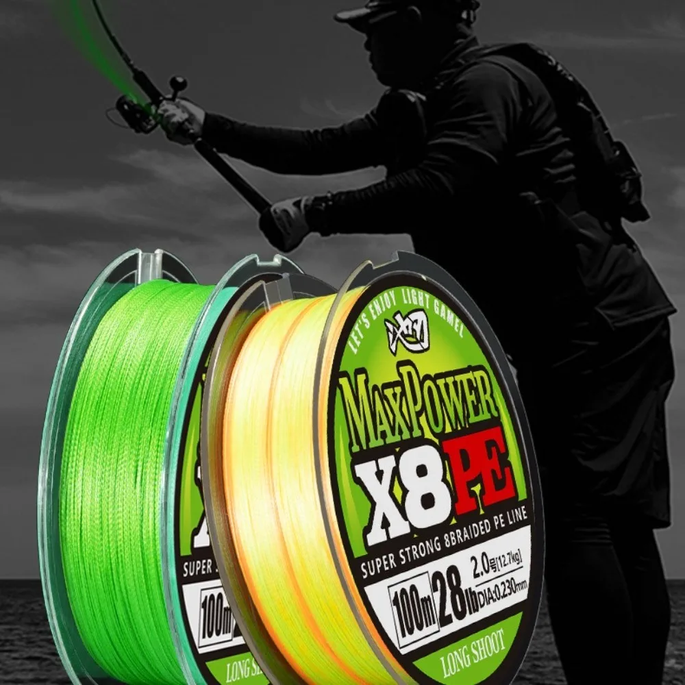 Рыболовная леска 2024 Angling Fishing Line, 100 м, полиэстер, PE монофиламентная нить