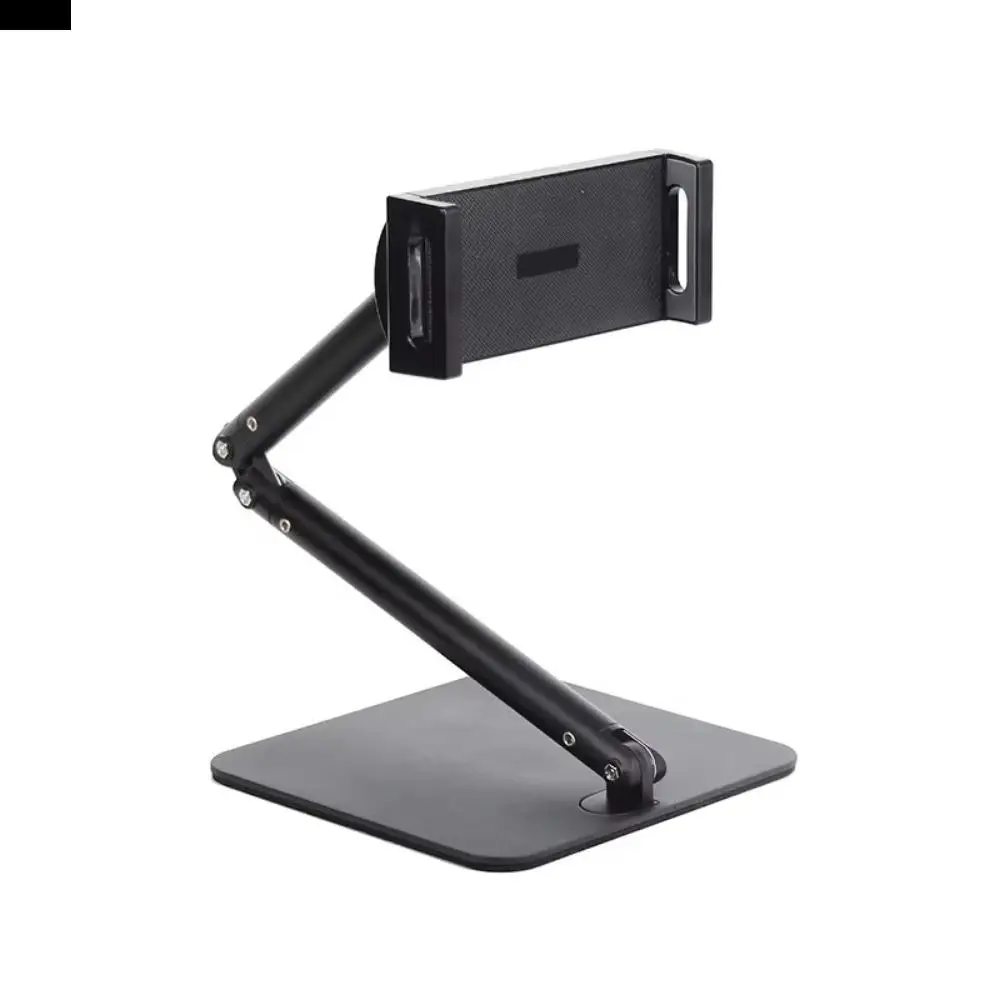 

Height Adjustable Desktop Phone Tablet Holder Multi-Angle 360 Rotating Folding Tablet Stand Multi-purpose Clip Mount
