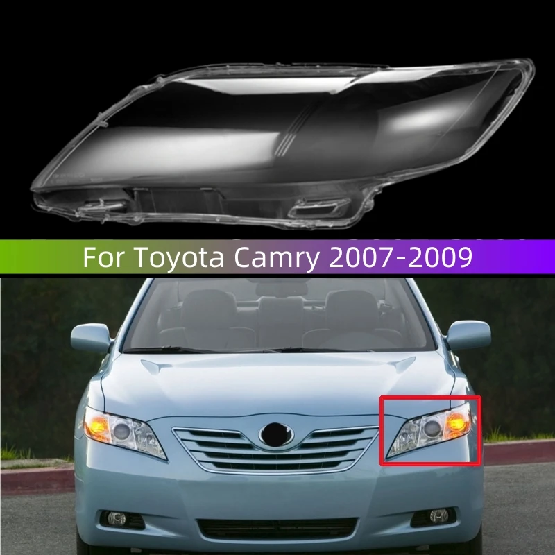 

Для Toyota Camry 2007 2008 2009, запасные части для салона автомобиля, фары, крышка лампы, замена оригинального объектива