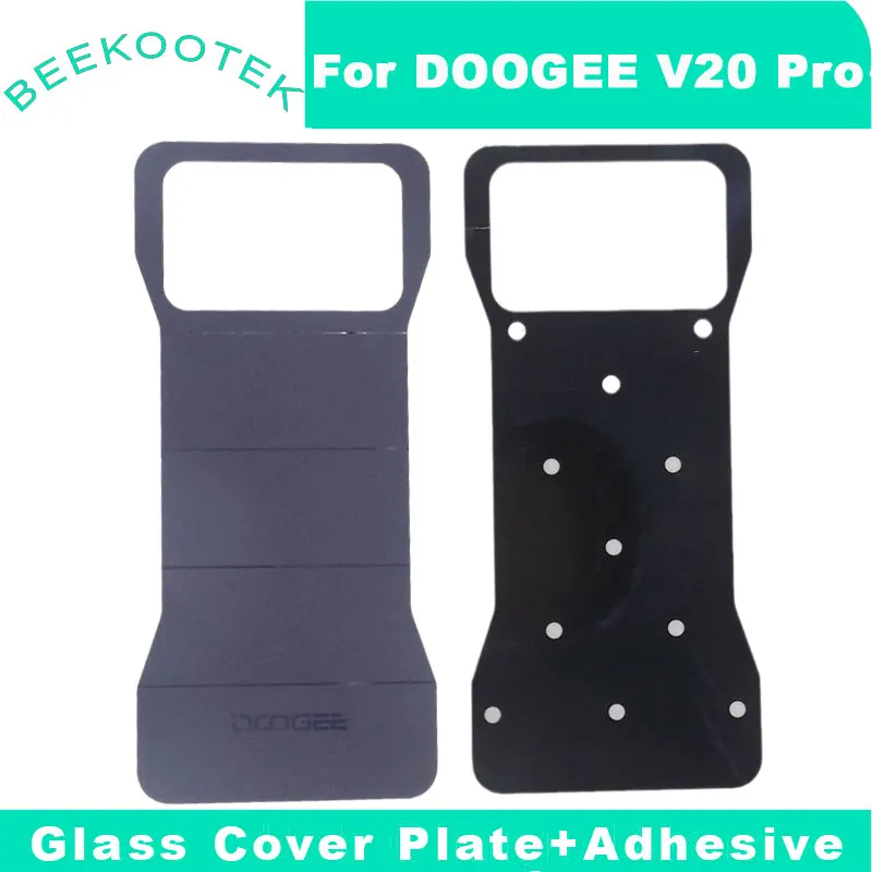 New Original DOOGEE V20 Pro Battery Cover Back Case Glass Cover Plate Housing With Adhesive For DOOGEE V20 Pro Smart Phone