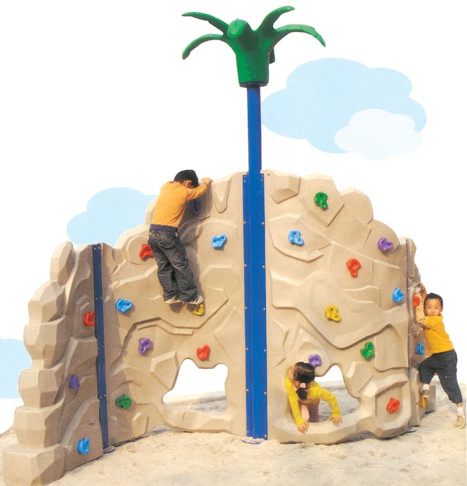 Image 7: Structure de jeu d'escalade intérieure pour enfants avec filet d'extension et mur d'escalade