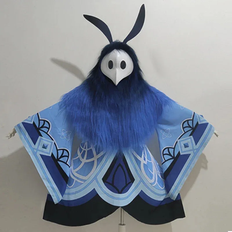 Genshin Impact Cosplay Ice Attribute Abyss Mage Costume Custom Cos Suit Props Weapon Mask Halloween Party Anime Role Play Outfit