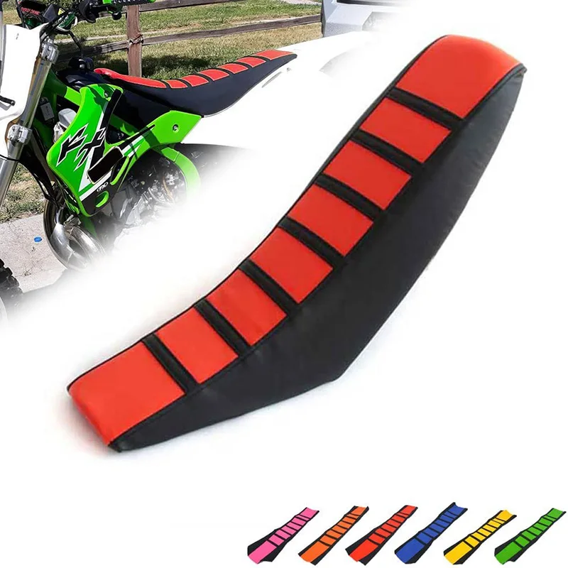 

Waterproof Motorcycle Seat Cover Wrapped Non-slip Yellow White Red Blue Orange Green Lengthened For SXF EXC XCF KXF YZF WR CRF