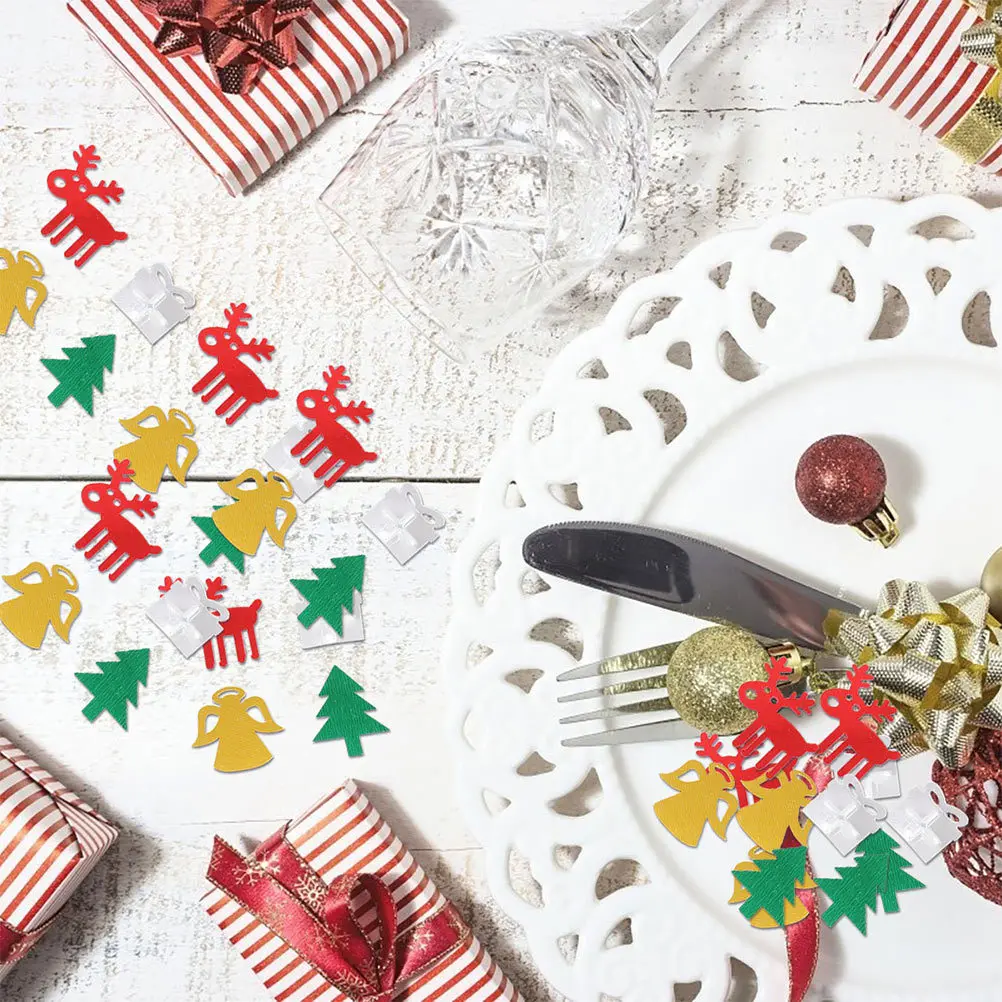 

6Packs Christmas Confetti Plastic Snowflake Dining Table Decoration for Xmas Party Christmas Confetti Party Tree Decor