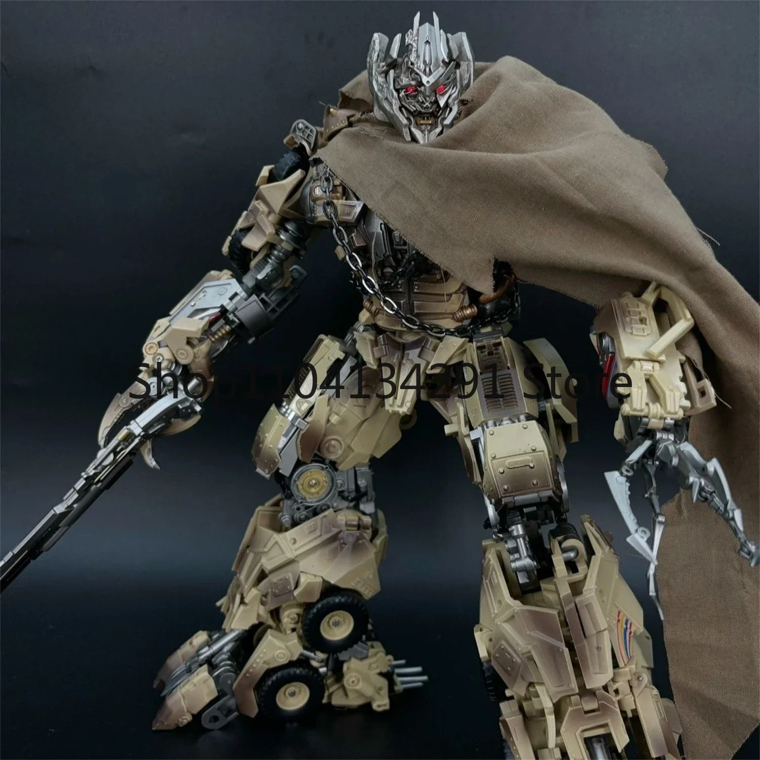 Original Transformers DP01 DP-01 MG Tank Megatank Desert Color Extra Large 35CM Articolato Action Figure Robot Toy