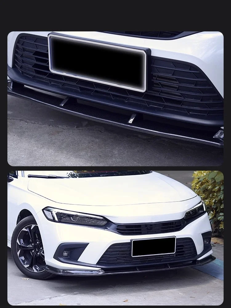 Body kit for Honda civic 11th 2023-2024 modified Auto Surround Carbon fiber Front lip Side skirt Rear lip Car Accessories