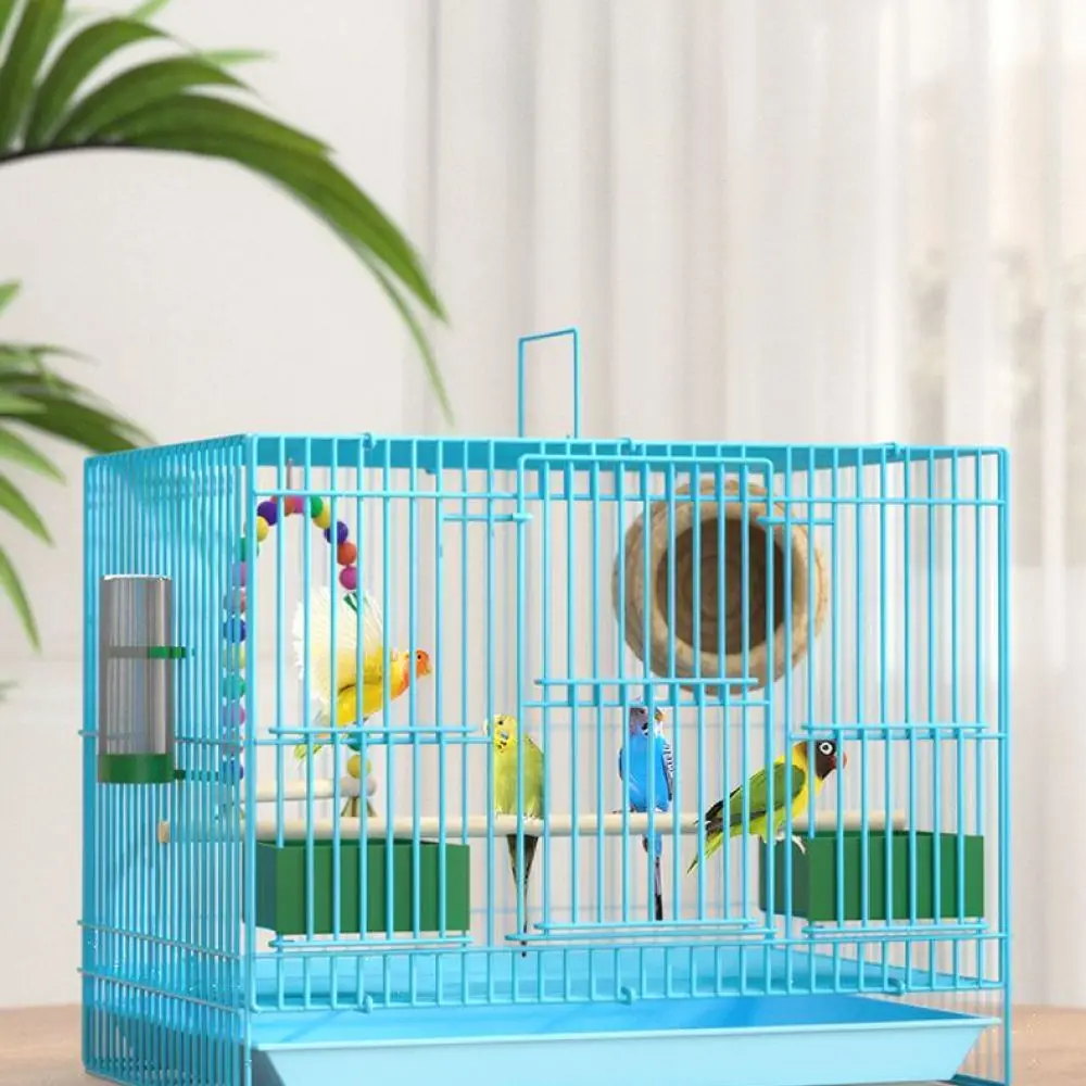 Modular Bird Cage Large Metal Parrot Habitat DIY Modular Enclosure For Budgie Cockatiel Finch Pearl Bird Nesting Home