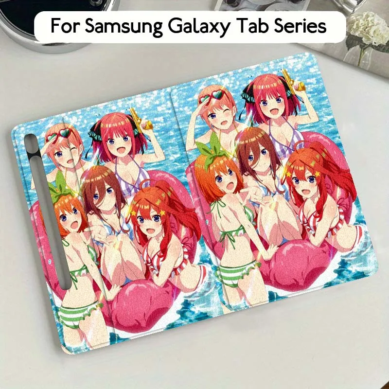 

N-Nekoparas Cartoon Beautiful Tablet Case For Samsung Galaxy Tab S7 S8 S9 S10 FE Plus Lite 11 12.4 13.1 Inch