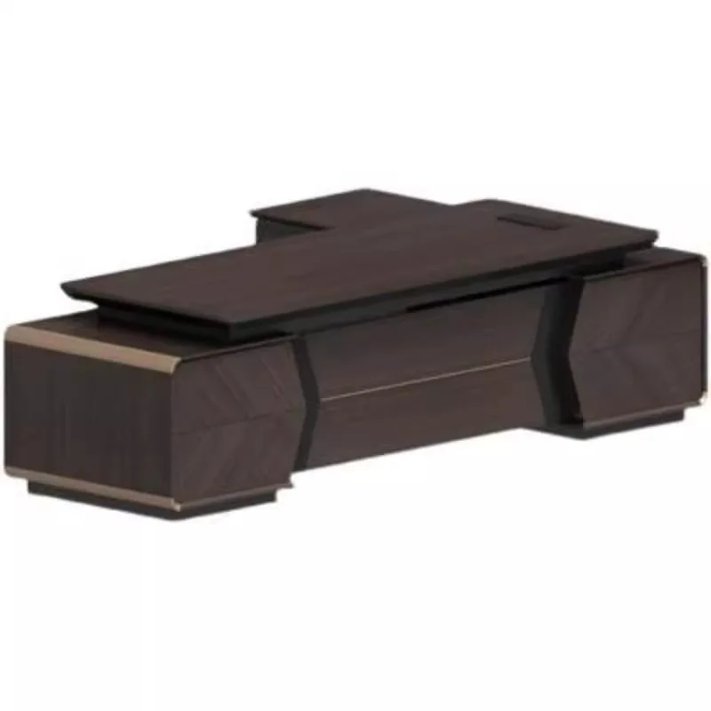 En Stock escritorio de Oficina de pie jefe ejecutivo minimalista Escritorio de Oficina de alta calidad muebles modernos europeos Escritorio Oficina