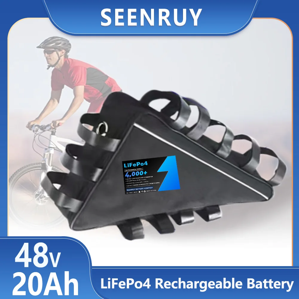 48v 20AH Lifepo4 Lithium Battery Pack With 30A 50A BMS for Road electric motorcycle  Provide 5A Charger