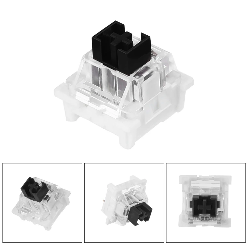 10/110PCS for Outemu RGB Gaming Switches Linear Tactile Switch3Pin Dustproof Mechanical Keyboard  DIY Drop Shipping