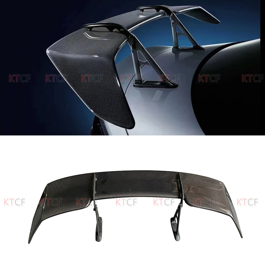 Carbon Fiber Rear Wing Trunk Lip Spoilers Fit For Toyota GR86 Subaru BRZ GT86 BodyKit FRP Rear Trunk Spoiler Lip STI Style