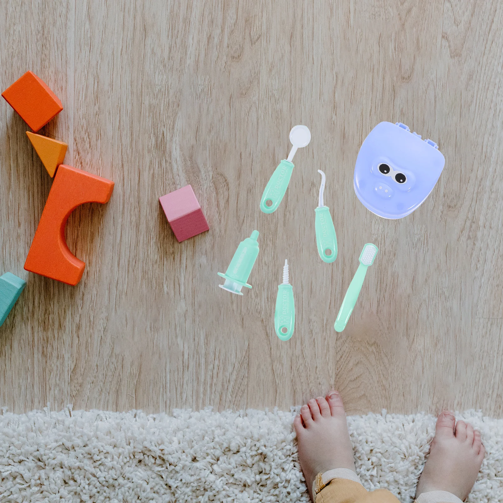 2 ensembles de jeu de simulation de dentiste pour enfants, équipement médical, jeu de rôle éducatif pour la Coordination œil-main, apprentissage précoce